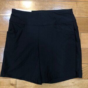 NWT Lady Hagen 4-Way Stretch Easy Shaper Black Pull On Shorts Size XS